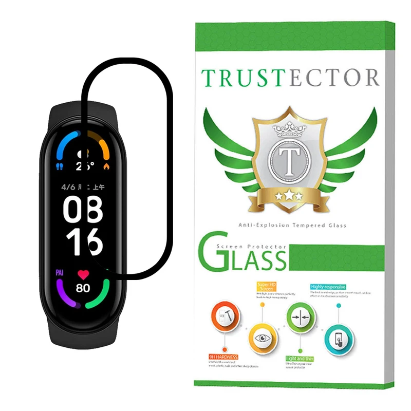 محافظ صفحه نمایش تراستکتور مدل PMMA-T مناسب برای ساعت هوشمند شیائومی mi band 6