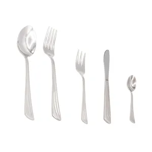سرویس قاشق و چنگال 30 پارچه درسا مدل گوپی خط دار