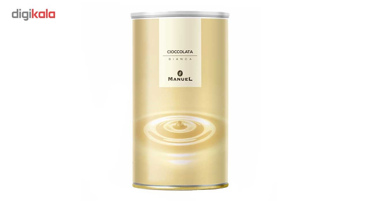پودر شکلات مانوئل مدل White chocolate main 1 1