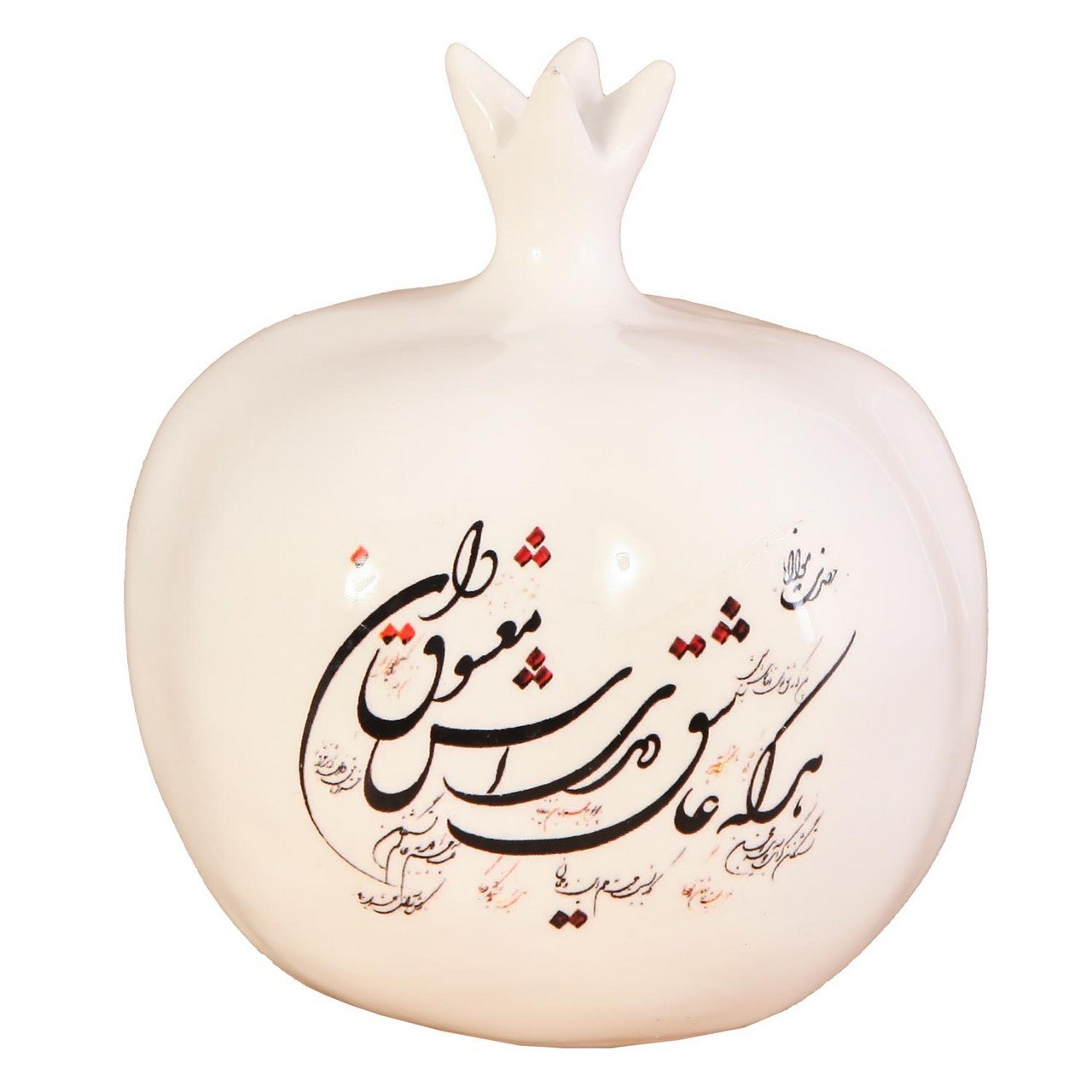 انار سرامیکی گالری ساتگین طرح سیاه مشق  کد 57148