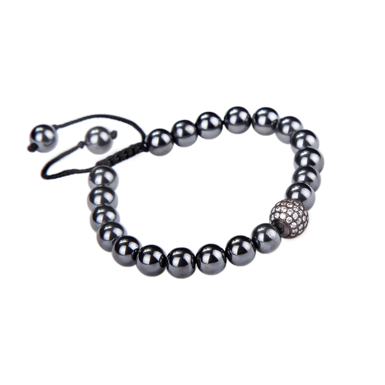 دستبند ریحان مدل Hematite