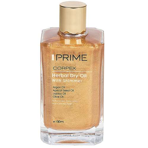 روغن پوست و مو پریم سری Corpex مدل Herbal Dry Oil حجم 100 میلی لیتر