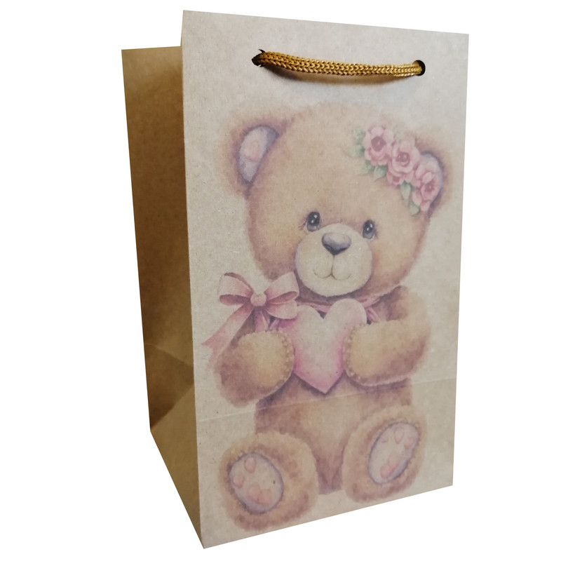 پاکت هدیه مدل خرس مهربون مجموعه 2 عددی