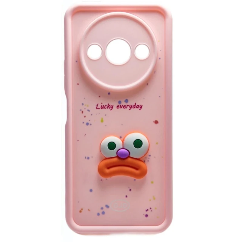 کاور قاب آوش طرح سولید فانتزی عروسکی مدل 06 مناسب برای گوشی موبایل شیائومی REDMI A3 / A3X