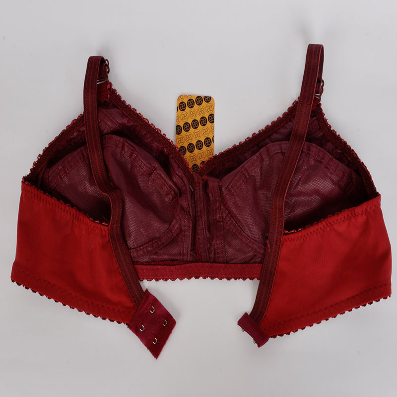 سوتین زنانه دکسونری مدل 355009218 دانتل رنگ زرشکی