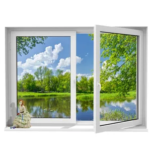 استیکر پنجره مجازی  ژیوار طرح دریاچه آفتابی