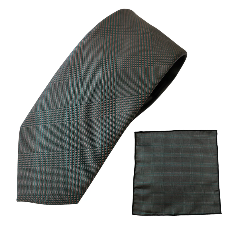 ست کراوات و دستمال جیب مردانه هکس ایران مدل KT-256