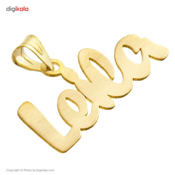 آویز گردنبند طلا 18 عیار ماهک مدل MN0176