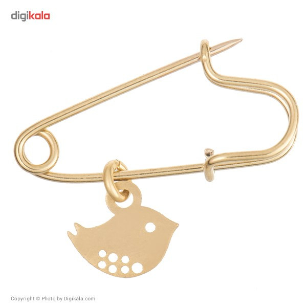 سنجاق سینه طلا 18 عیار رزا مدل PG14