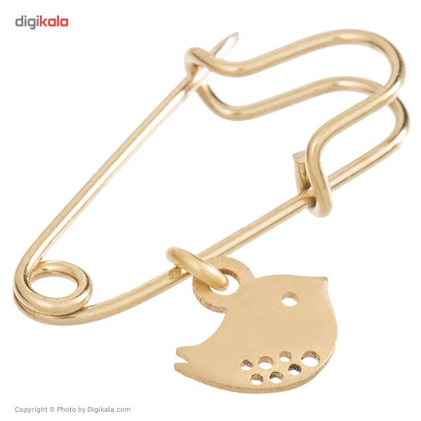 سنجاق سینه طلا 18 عیار رزا مدل PG14