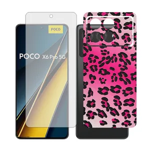 Glass Together model transparent Screen Protector Suitable for Xiaomi Poco X6 Pro Mobile Phone with Back cover sticker