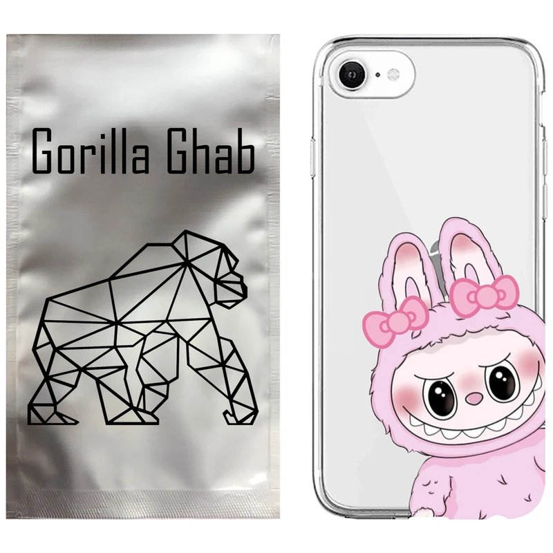 کاور گوریلا قاب مدل CLG کد 118 طرح لبوبو مناسب برای گوشی موبایل اپل iPhone 7 / 8 / SE 2022