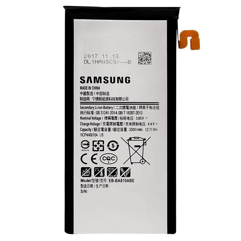 باتری موبایل سامسونگ مدل EB-BA810ABE با ظرفیت 3300mAh مناسب برای گوشی موبایل سامسونگ Galaxy A8 2016/A810
