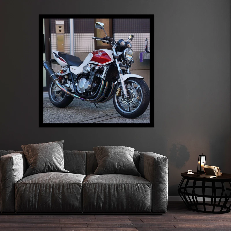 تابلو بکلیت طرح موتور cb1300 مدل DY1186 فریم مشکی