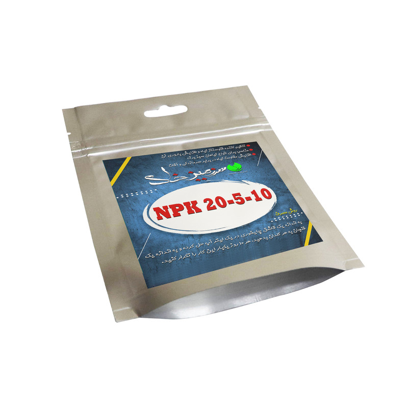 کود پودری ان پی کی سرزمین خاک مدل NPK-20-5-10 وزن 50 گرم