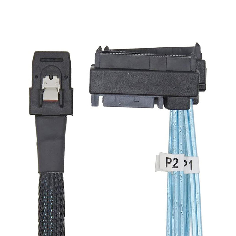 کابل تبدیل Mini SAS SFF-8087 به چهار پورت 29pin SFF-8482 با تغذیه ساتا 15 پین اسمارطور مدل SM275