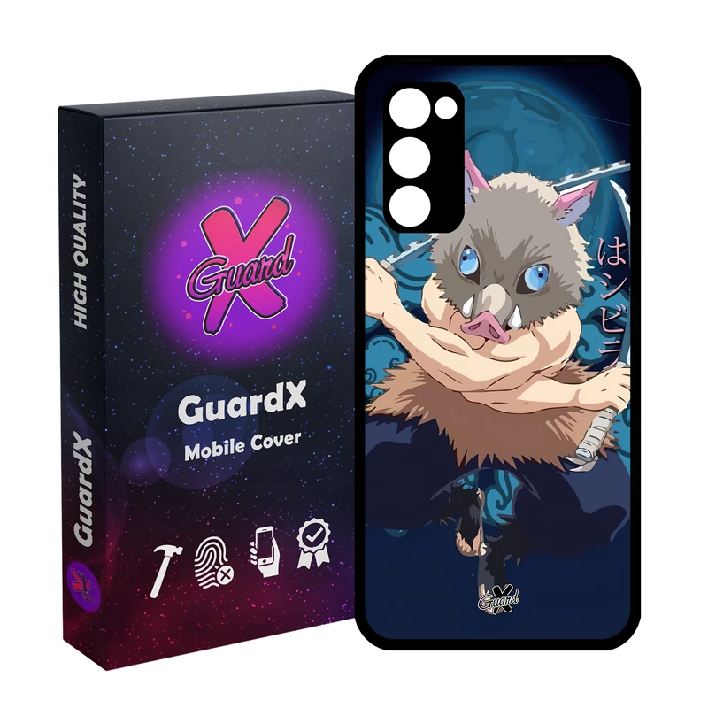 کاور گارد ایکس طرح شیطان کش انیمه مدل Glass10560 مناسب برای گوشی موبایل سامسونگ Galaxy S20 FE