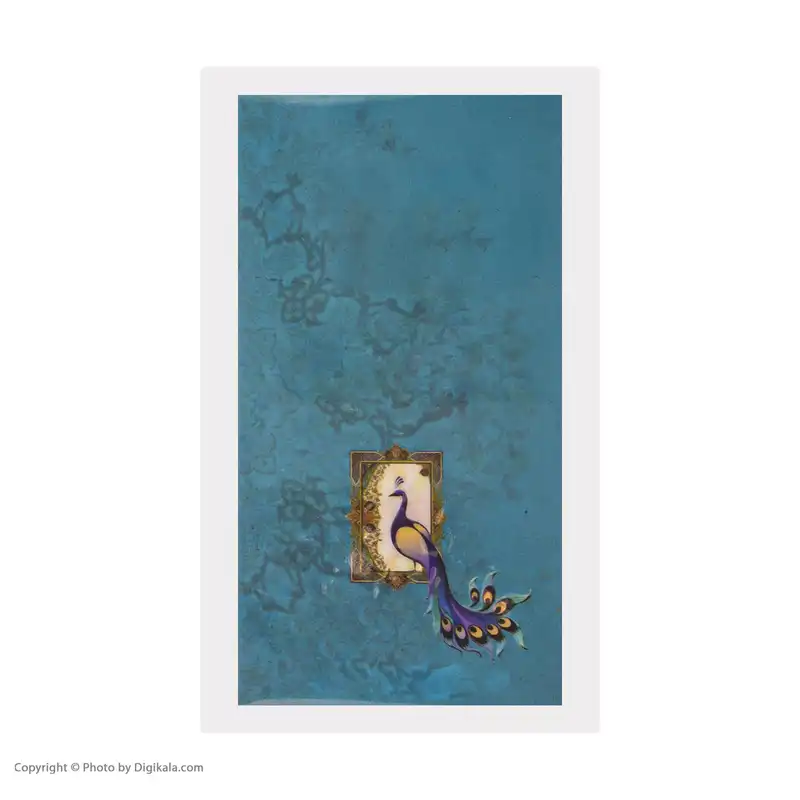 شمش طلا 18 عیار مایا ماهک مدل MM1061 طرح طاووس