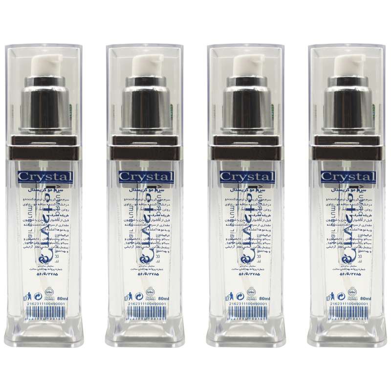 سرم مو کریستال مدل Frizz Ease حجم 80 میلی لیتر مجموعه 4 عددی