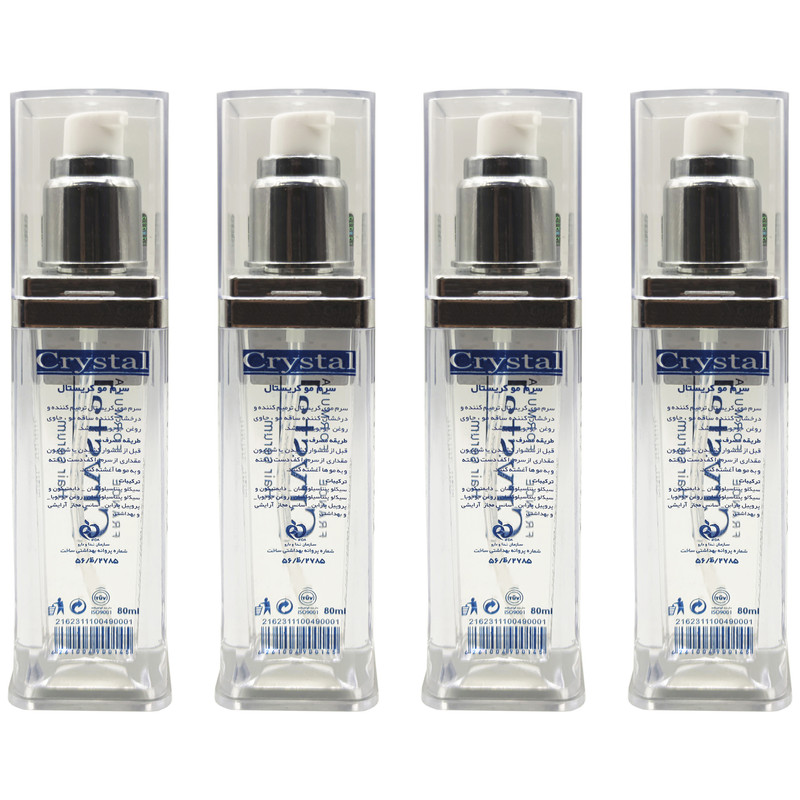 سرم مو کریستال مدل Frizz Ease حجم 80 میلی لیتر مجموعه 4 عددی