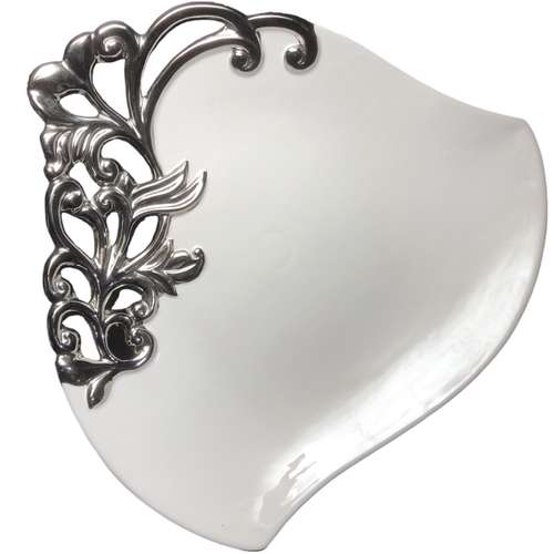 شیرینی خوری مدل سرامیکی پایه دار کد precious xg1-5960-f