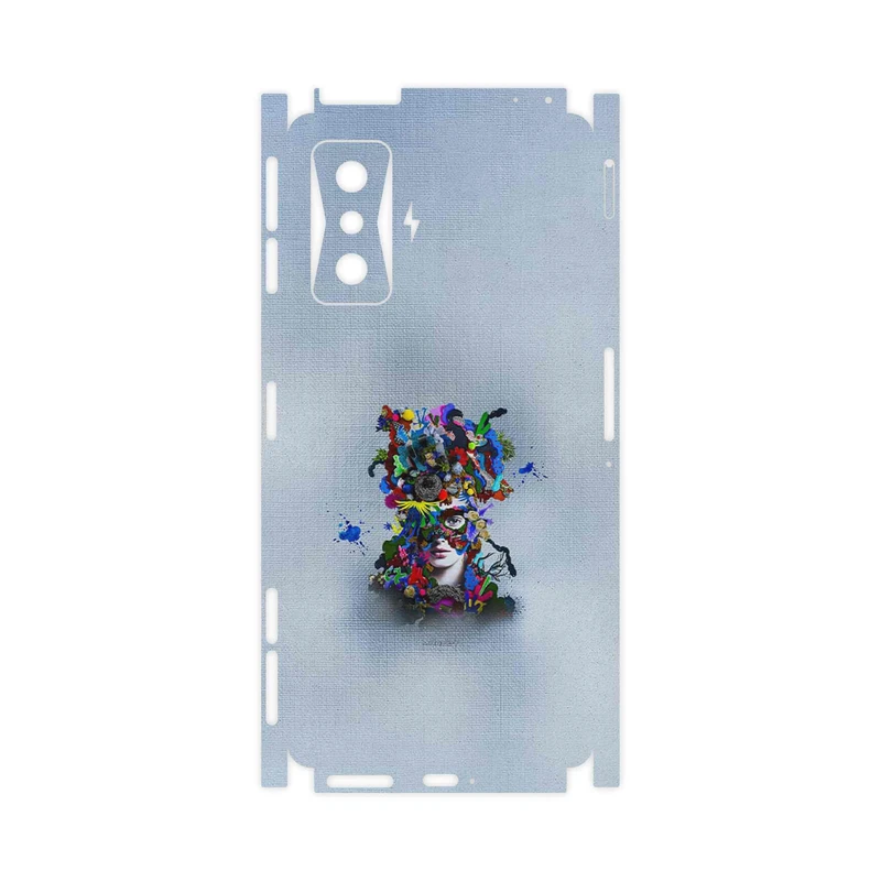 برچسب پوششی ماهوت مدل Collage of surreal Portrait of Women 4-FullSkin مناسب برای گوشی موبایل شیائومی Poco F4 GT 5G