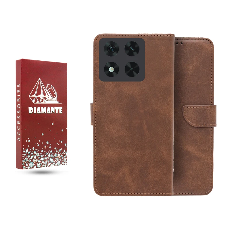 کیف کلاسوری دیامانته مدل Bers Ros مناسب برای گوشی موبایل آنر X8B