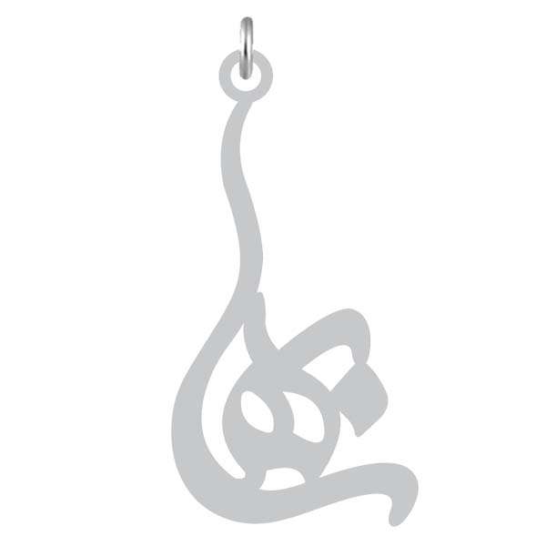 آویز گردنبند نقره کرابو طرح بهسا مدل Kn2-1116