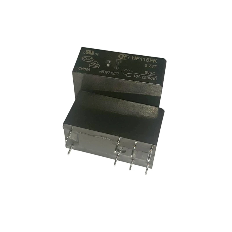 رله الکترونیکی 5 ولت 16 آمپر هونگفا مدل HF115FK/5-Z3T بسته 2 عددی
