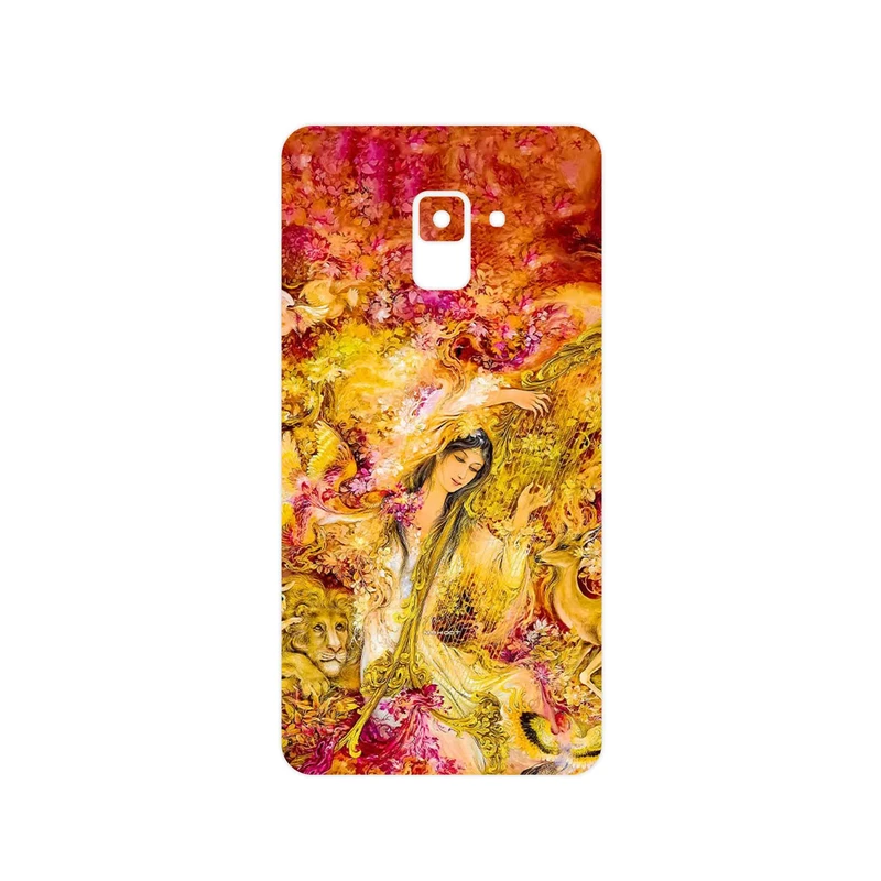 برچسب پوششی ماهوت مدل Persian miniature 1 مناسب برای گوشی موبایل سامسونگ Galaxy A8 Plus 2018