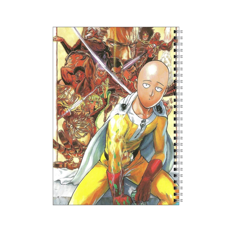 دفتر مشق 100 برگ بامبیلیپ طرح انیمه مرد تک مشتی کد 0001274