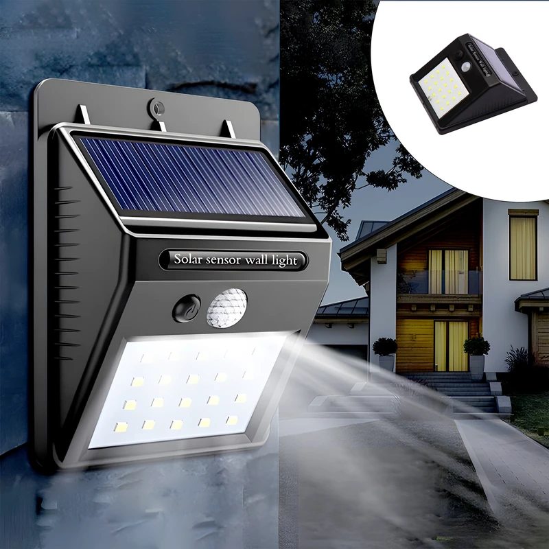 چراغ ال ای دی خورشیدی مدل Solar Wall Light