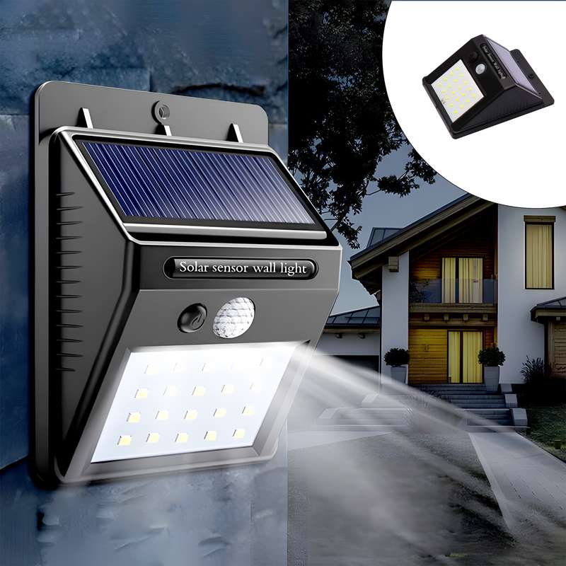 چراغ ال ای دی خورشیدی مدل Solar Wall Light