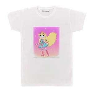 تی شرت بچگانه پرمانه طرح Star vs the Forces of Evil کد pmt.2846