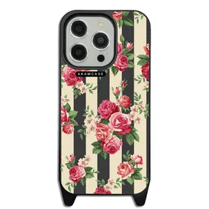 AKAM AMC-WLA15PRO-FLOWERS12 Cover For Apple iPhone 15 Pro