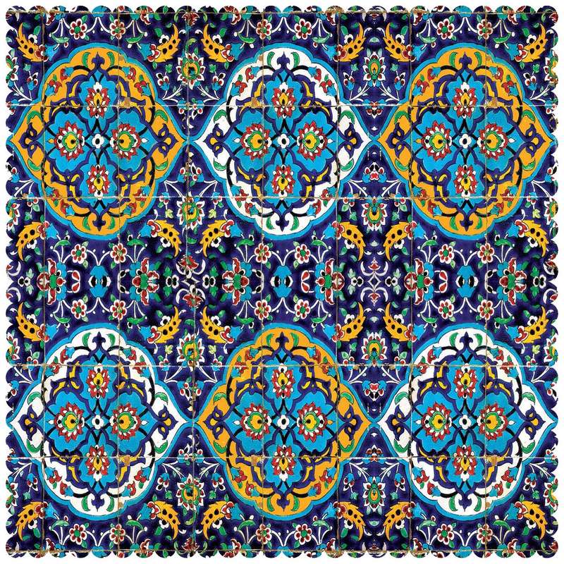 رومیزی رنس مدل T1-42016 سایز 90x95 سانتی متر رومیزی رنس مدل T1-42016 سایز 90x95 سانتی متر
