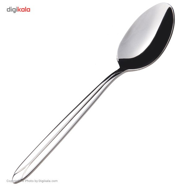 سرویس قاشق و چنگال 30 پارچه ناب استیل مدل Palermo