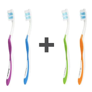 مسواک تریزا سری Super Promo مدل Focus Pro Clean با برس نرم  - بسته 2+2 عددی