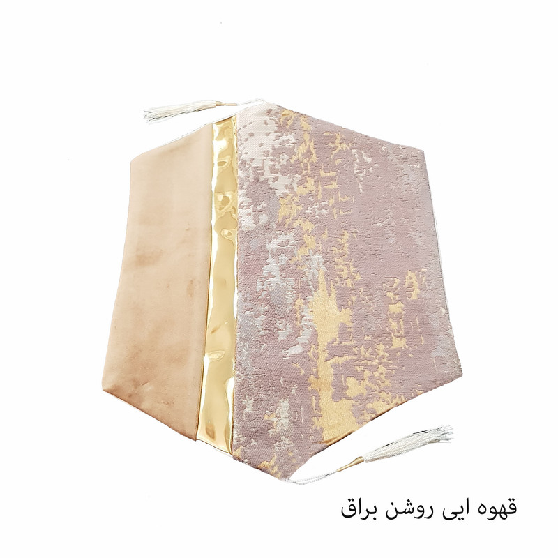 ست رومیزی   3 تکه مدل مخمل و پتینه