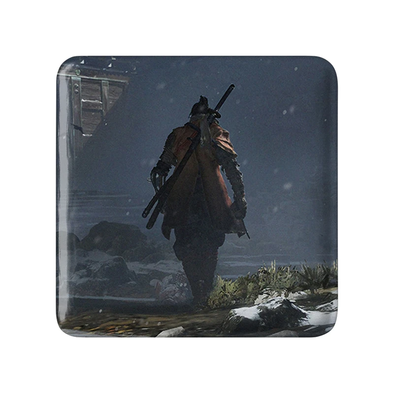 مگنت خندالو طرح  وولف سیکرو  مدل مربعی کد 30554