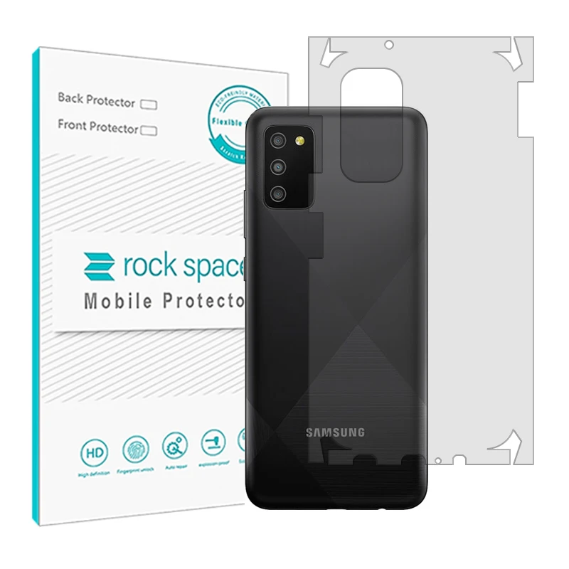 محافظ پشت گوشی شفاف راک اسپیس مدل HyGEL مناسب برای گوشی موبایل سامسونگ Galaxy M02