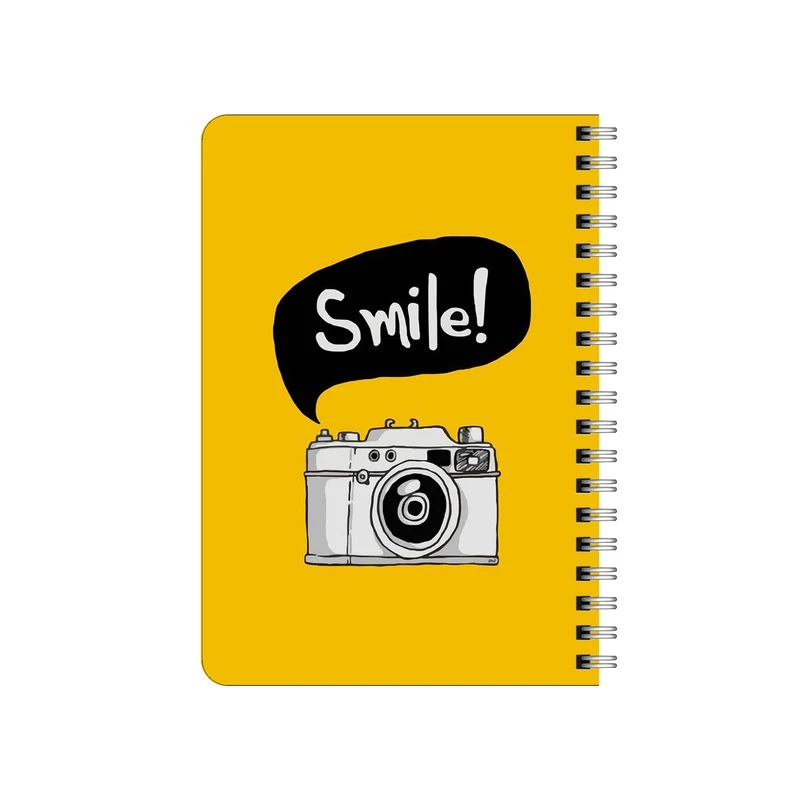 دفترچه یادداشت بامبیلیپ مدل چوبی طرح عکس و لبخند کد 5038815