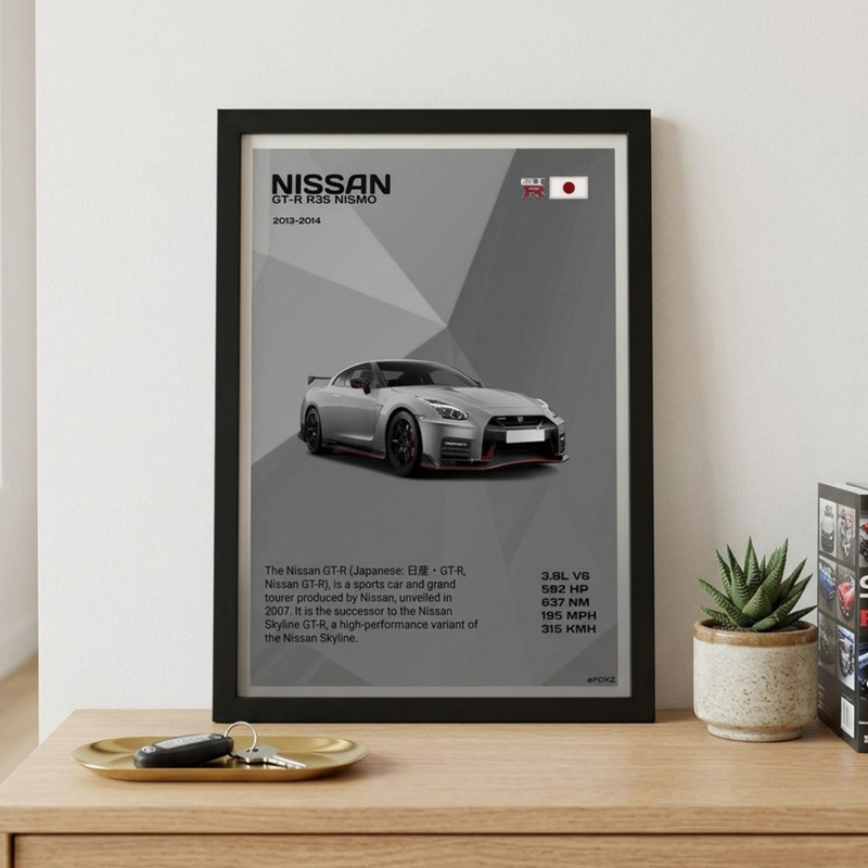تابلو مدل ماشین نیسان Nissan GT-R