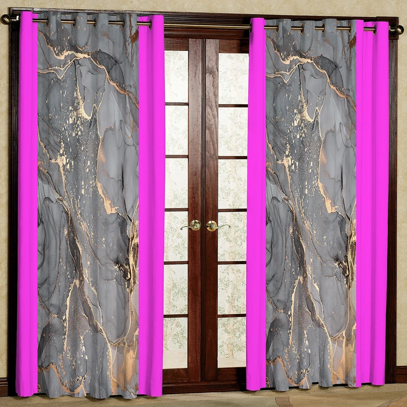  پرده مدل مخمل پانچی کد (22) 4216 سایز 140x280 سانتی متر