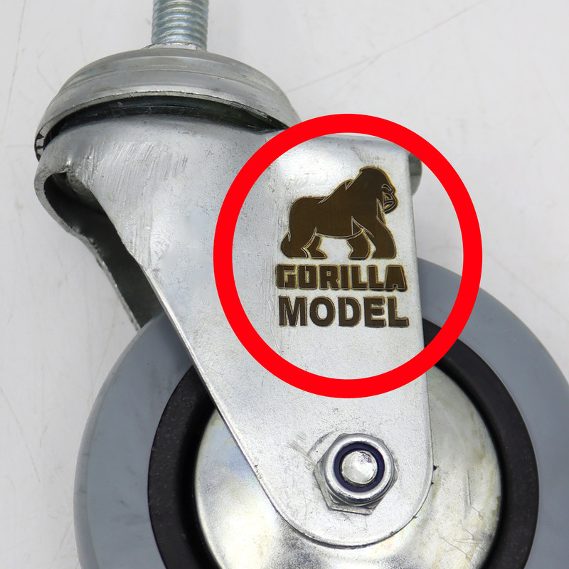 چرخ گردان مدل گوریلا کد YP-PICHI-LASTICI-100MM