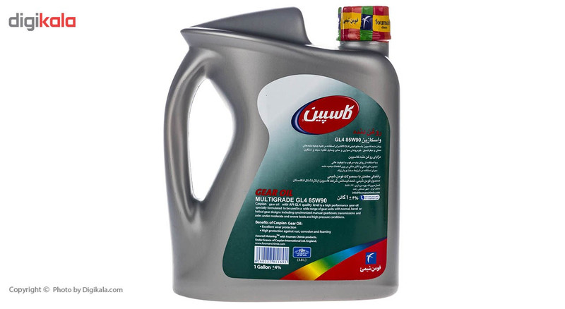 روغن گیربکس خودرو کاسپین مدل Gl4 85W90 حجم 3.8 لیتر