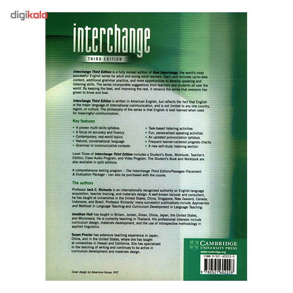 قیمت و خرید کتاب زبان Interchange 3 Workbook Third Edition