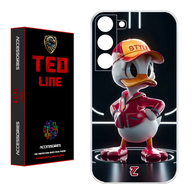 کاور تد لاین طرح دانلد داک کد 1137 مناسب برای گوشی موبایل سامسونگ Galaxy S21 FE