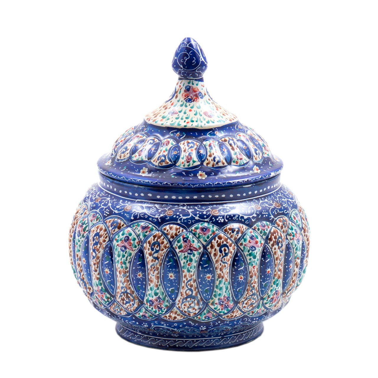 قندان میناکاری رستا طرح 7-17-102  ارتفاع 14 سانتی متر
