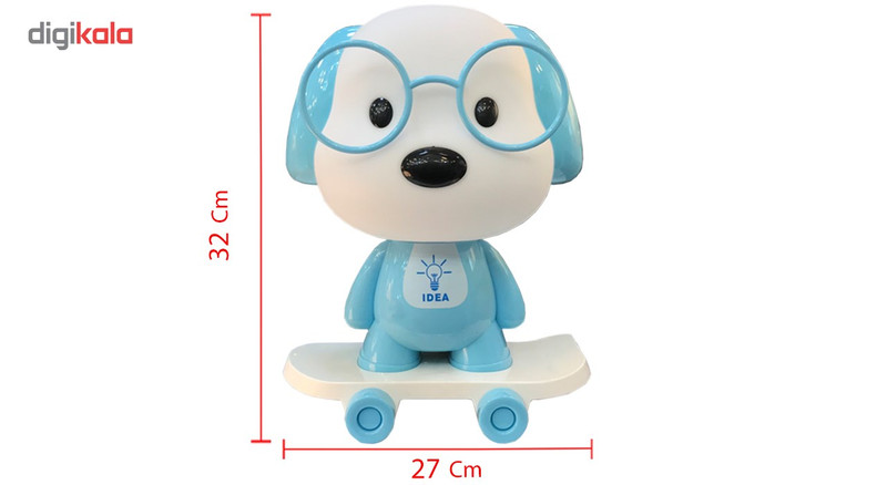 چراغ رومیزی ویتا لایتینگ مدل Blue Skating Dog